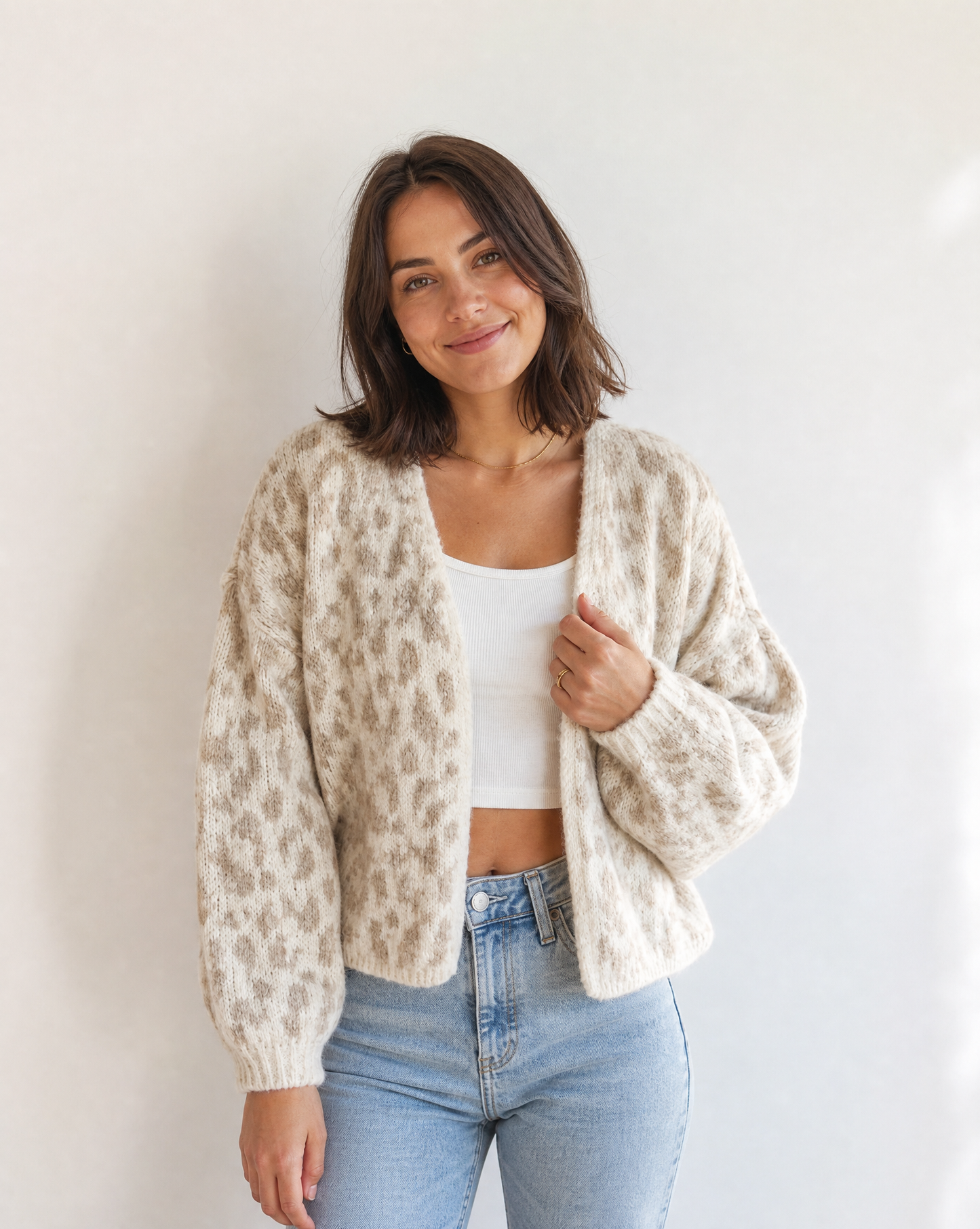 Wolke 7 - Leoprint Cardigan