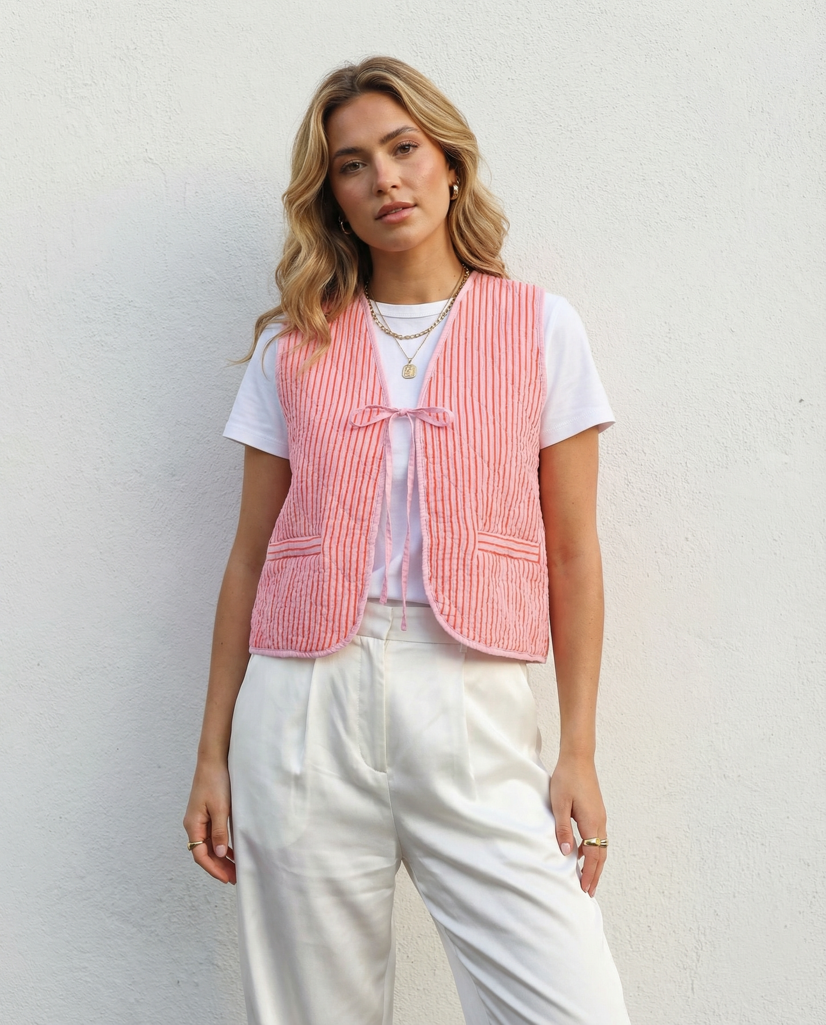 Streifen-Weste „Luna“