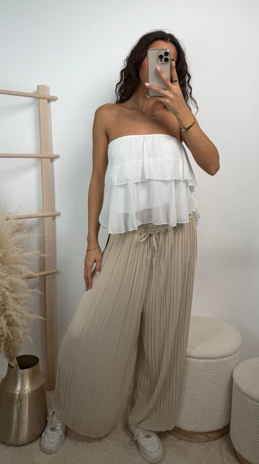 Plissee-Hose „Linelle“