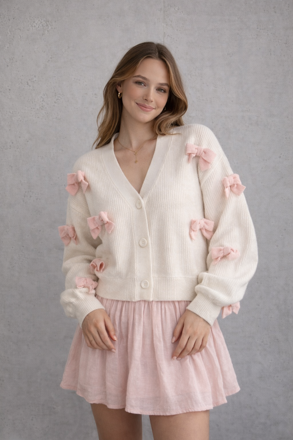 Schleifen Cardigan „Johanna“