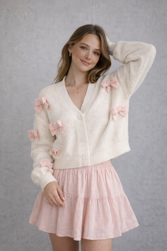 Schleifen Cardigan „Johanna“