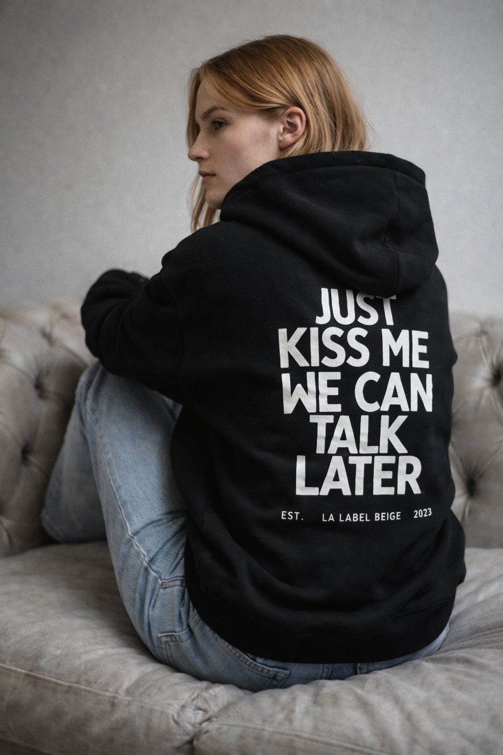 Kiss me - oversized Hoodie