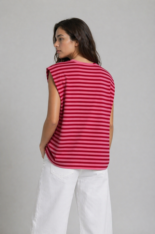 Streifen Top Elina