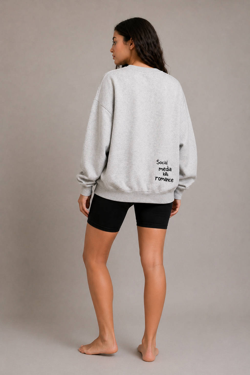 Label Beige Studio Oversized Sweater – Social Media Kills Romance