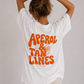 Aperol & Tan Lines oversized Tshirt
