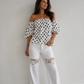 Polka Dots Bluse