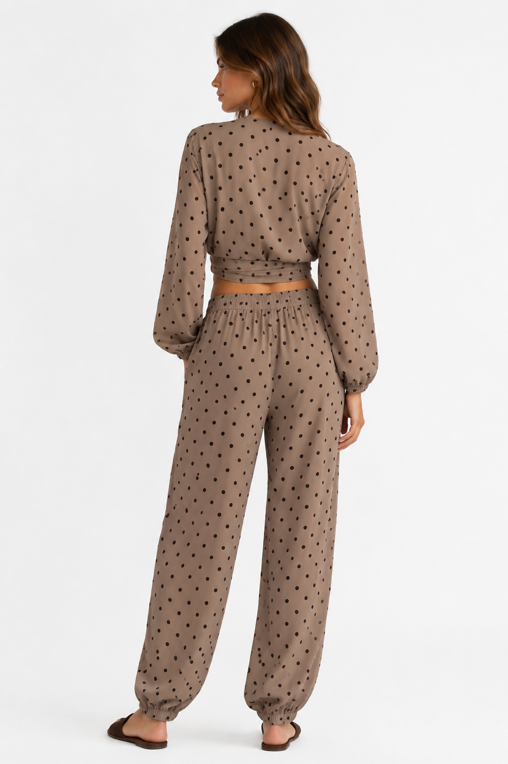 Santorini Dots Set – Taupe
