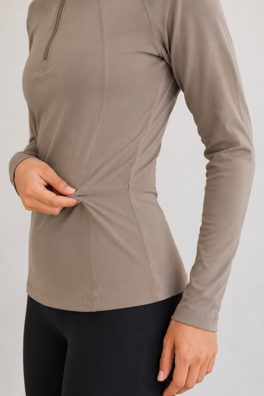 Marlow Sculpt Zip Top