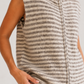 Gestreifte Strickweste „Mila“