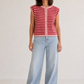 Gestreifte Strickweste „Kelly“