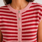 Gestreifte Strickweste „Kelly“