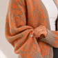 Wolke 7 - Leoprint Cardigan orange