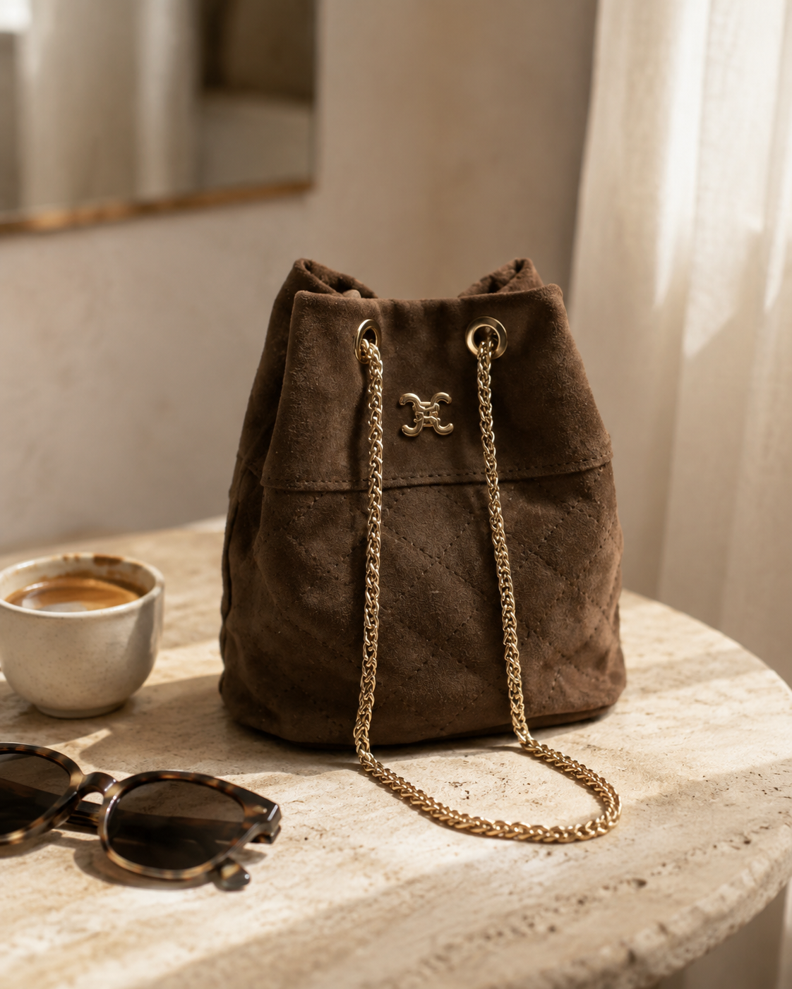Cleo Suede Bag