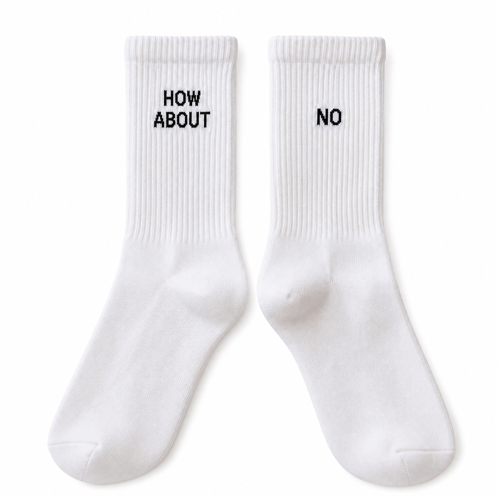 „How about no“ - Sportsocken