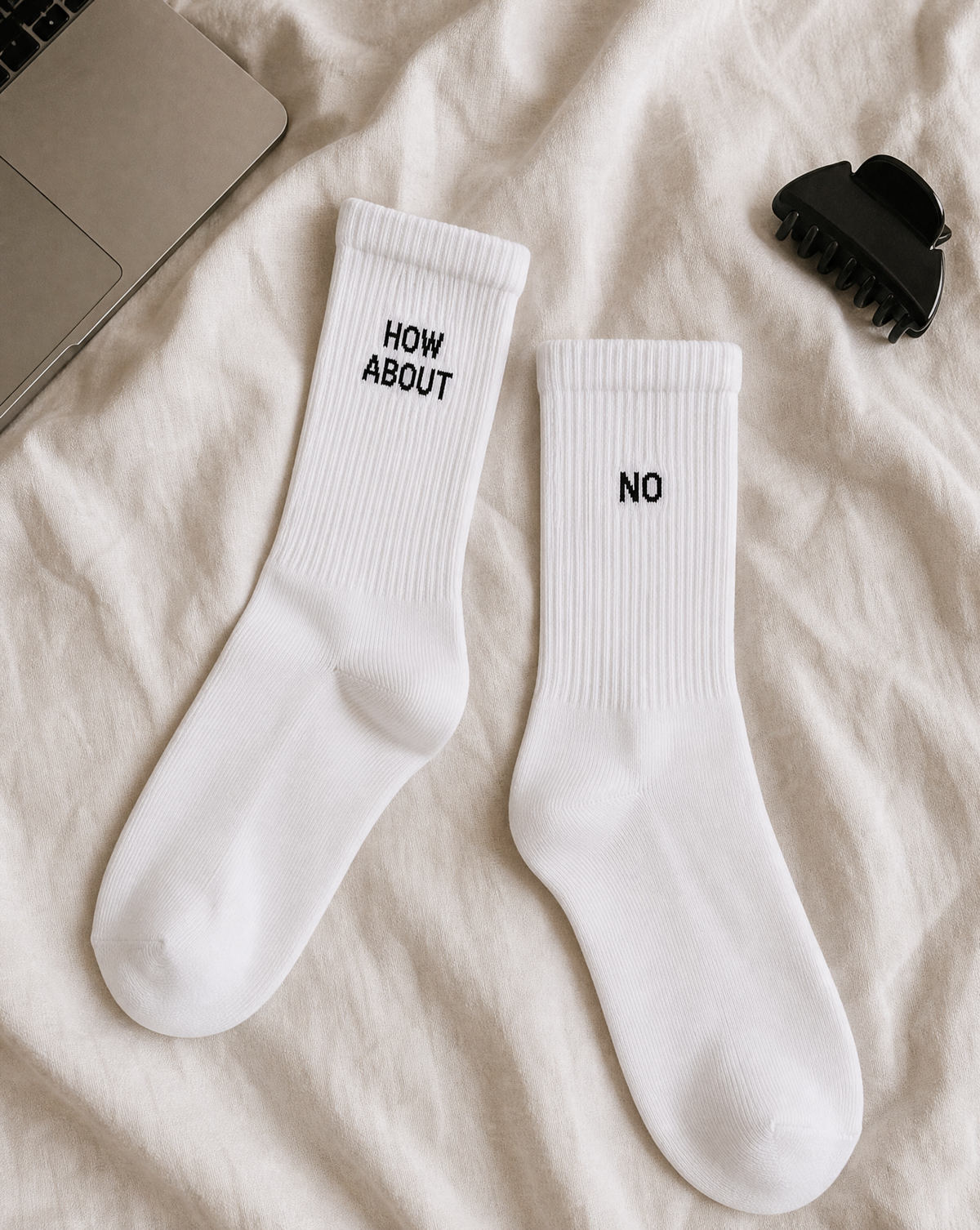 „How about no“ - Sportsocken