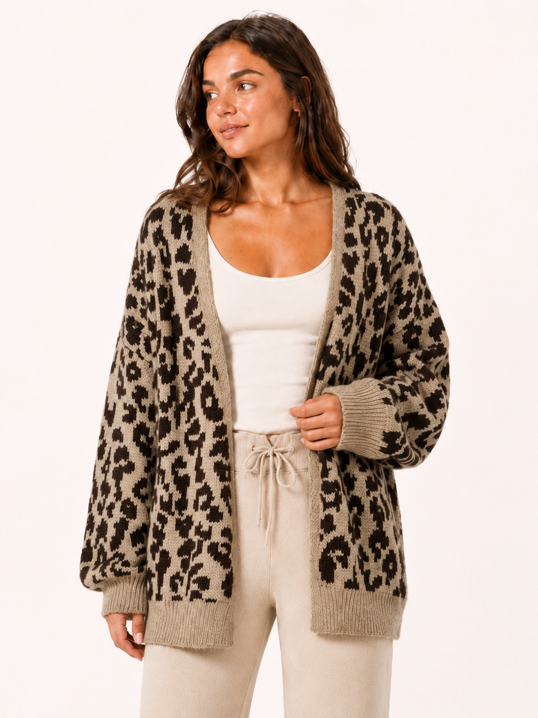 Leoprint Cardigan „Morena“