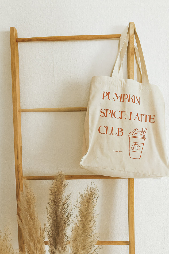 Pumpkin Spice Latte Club Tote Bag