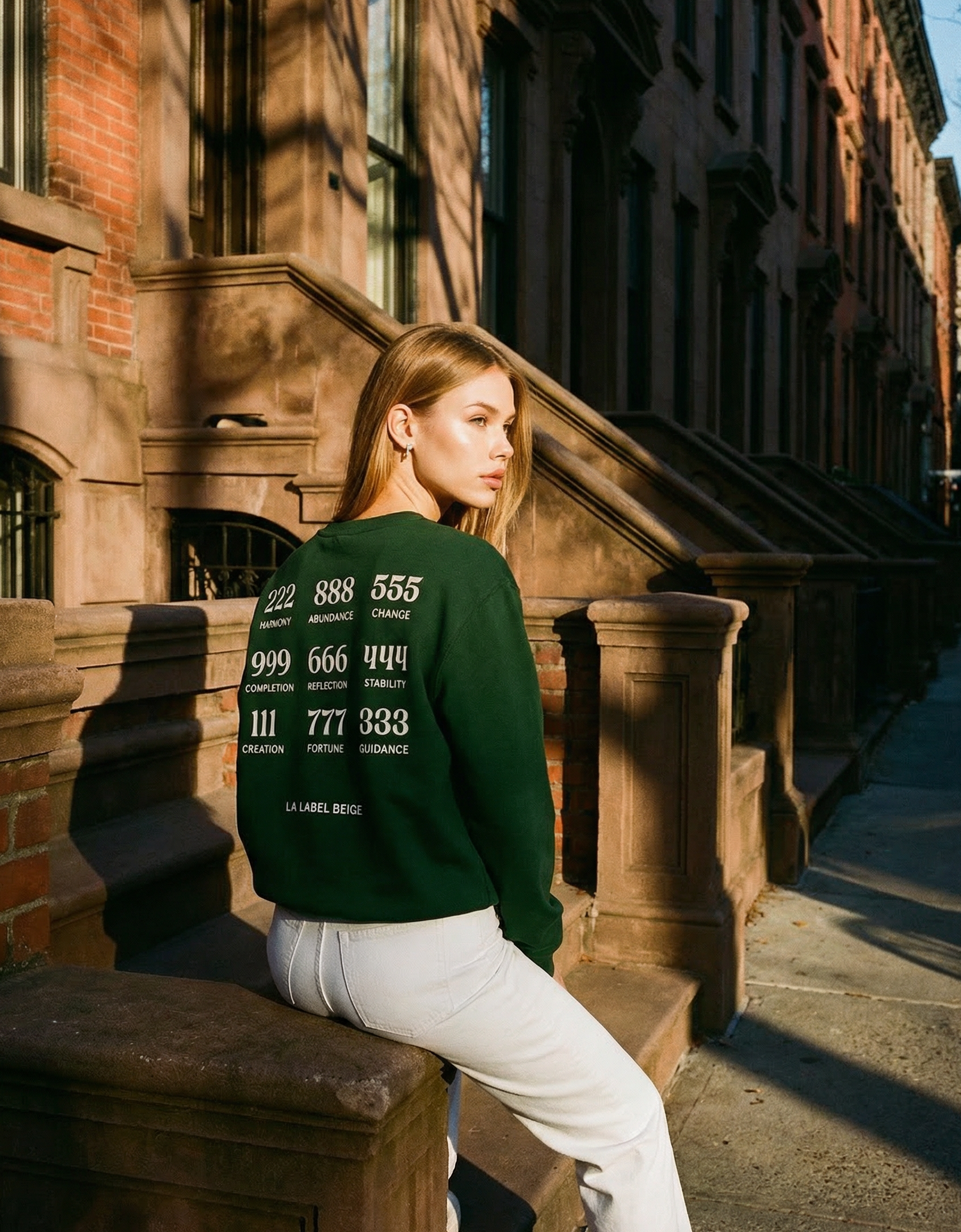 Angel Numbers Organic Cotton Sweater