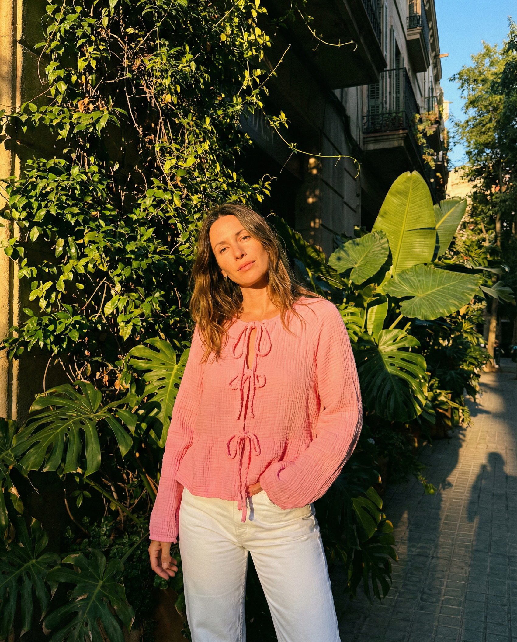 Musselinbluse „Rosalie“