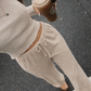 Cozy Strickhose - beige
