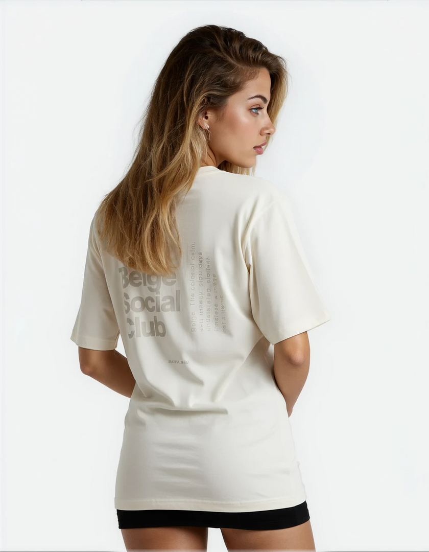 The Beige Social Club – Organic Cotton T-Shirt